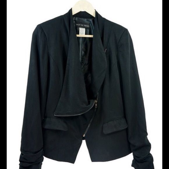 Asymmetrical Zip Jacket - Picture 2 of 4